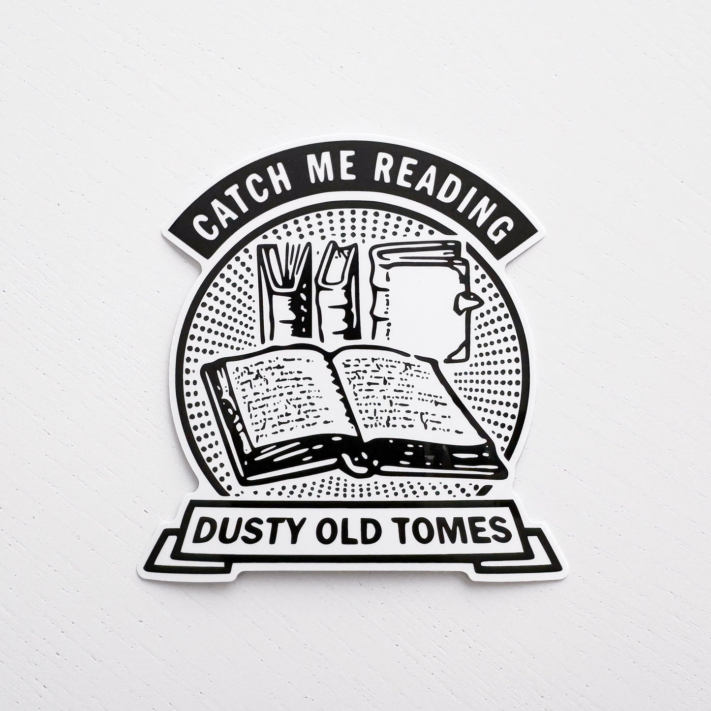 Dusty Old Tomes Sticker