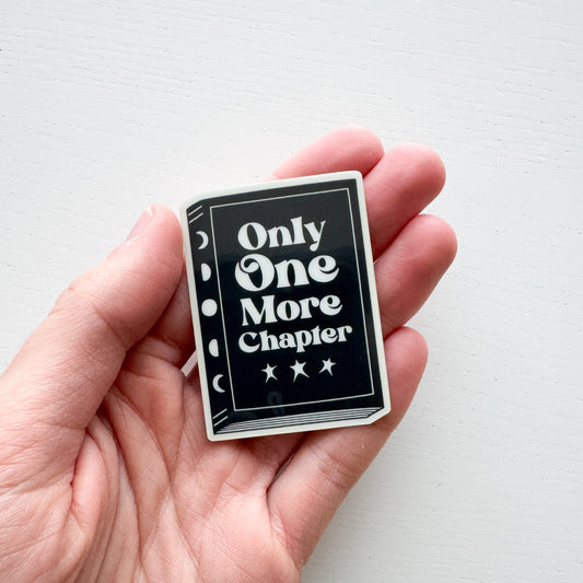 One More Chapter Glow-in-the-dark Sticker