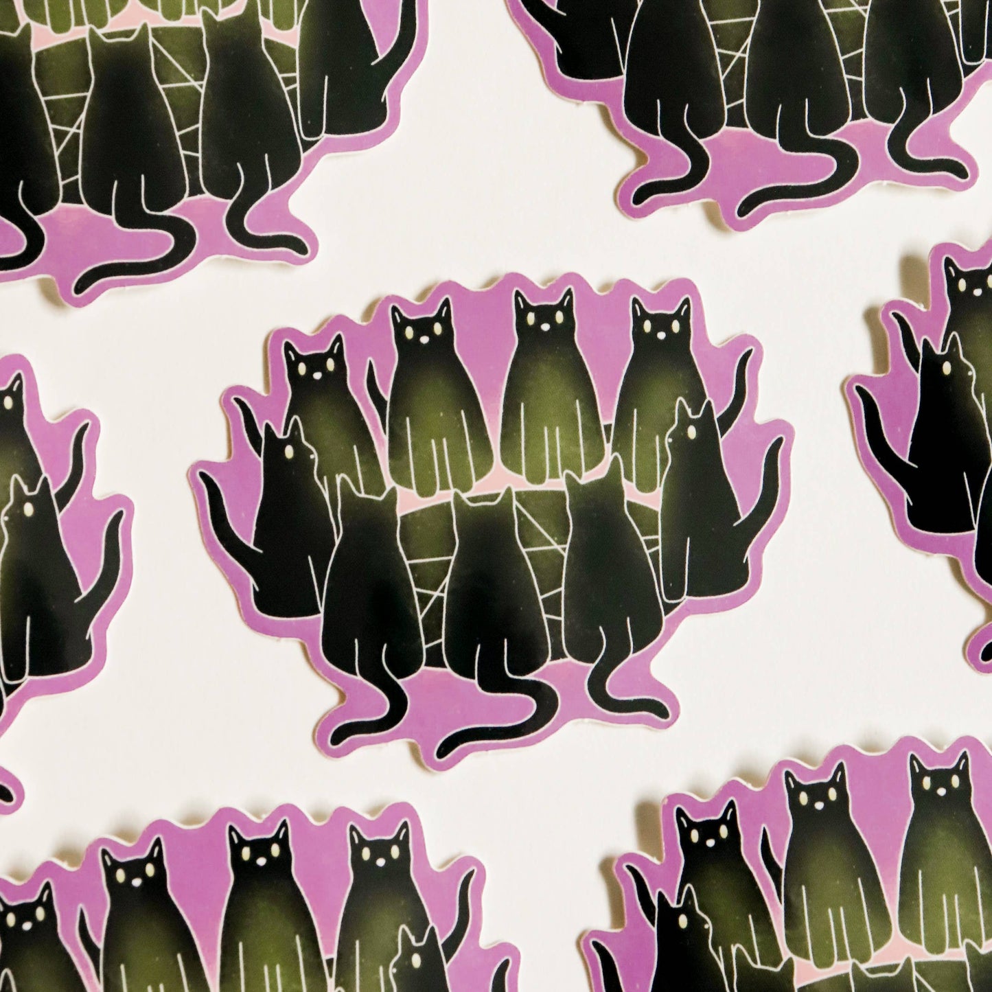 Black Cats Vinyl Sticker