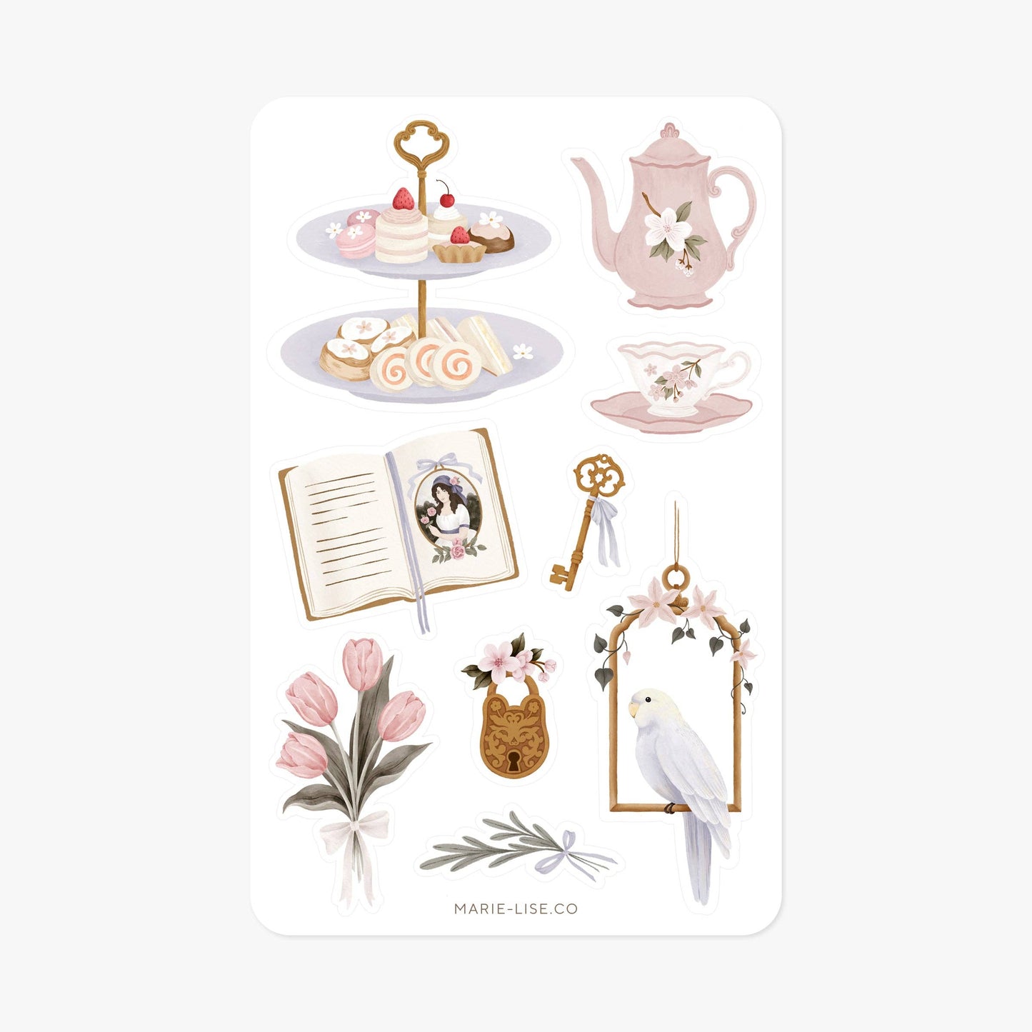 Tea in the Garden Sticker Sheet
