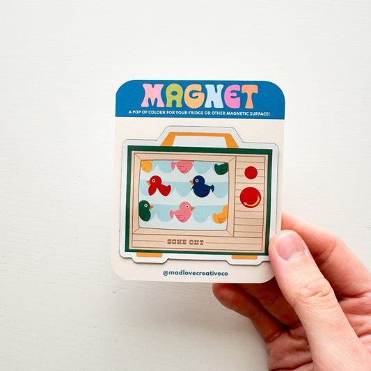 Zone Out Magnet