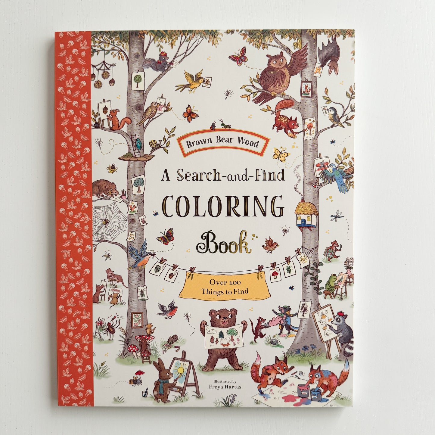 Brown Bear Wood: A Search-and-Find Coloring Book