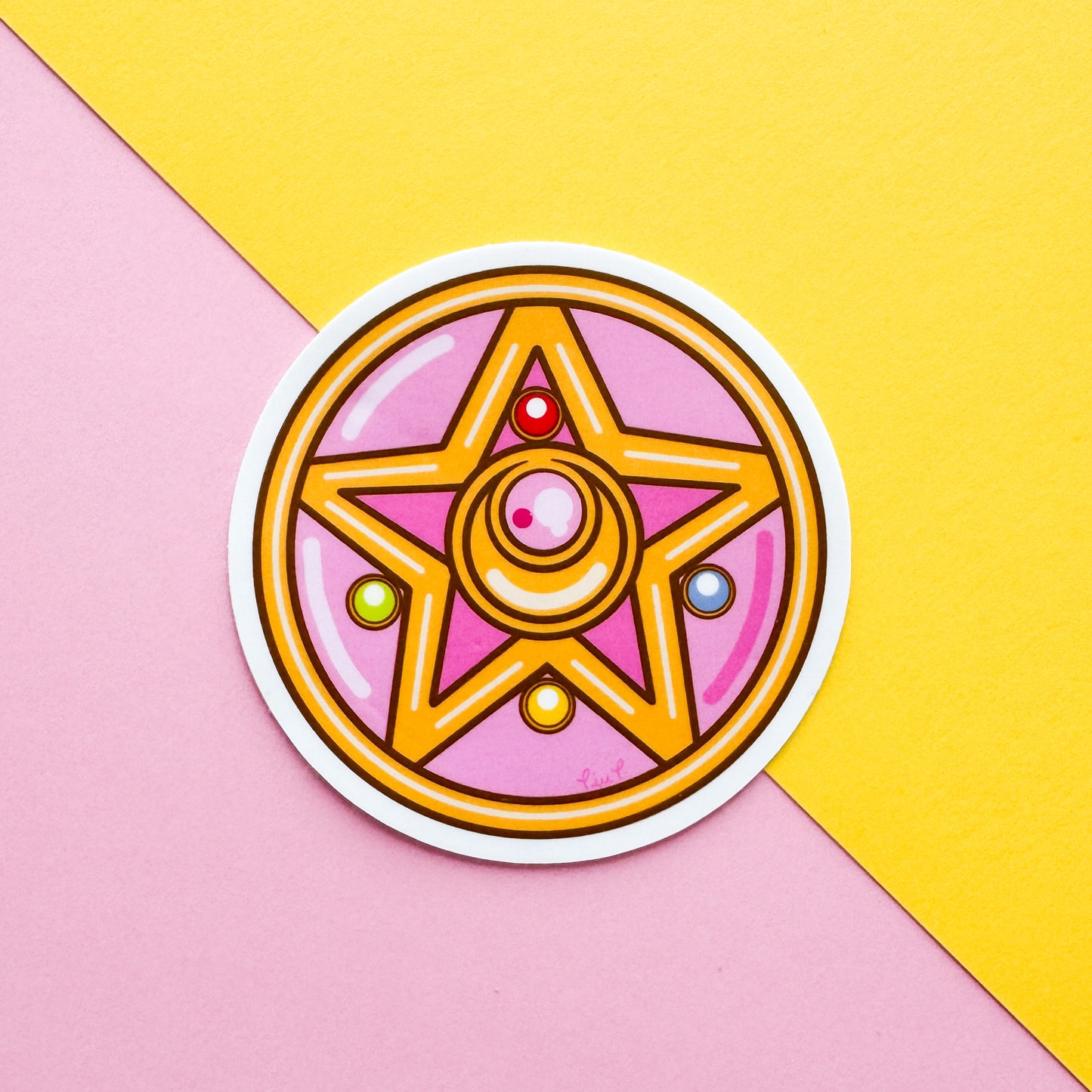 Lunar Crystal Star Sticker