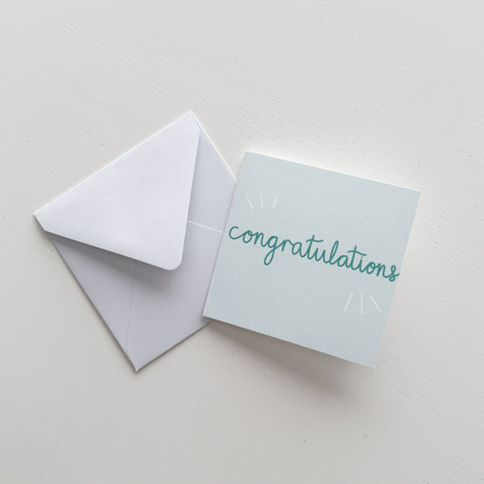 Congratulations Mini Card