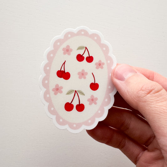 Vintage Cherry Sticker