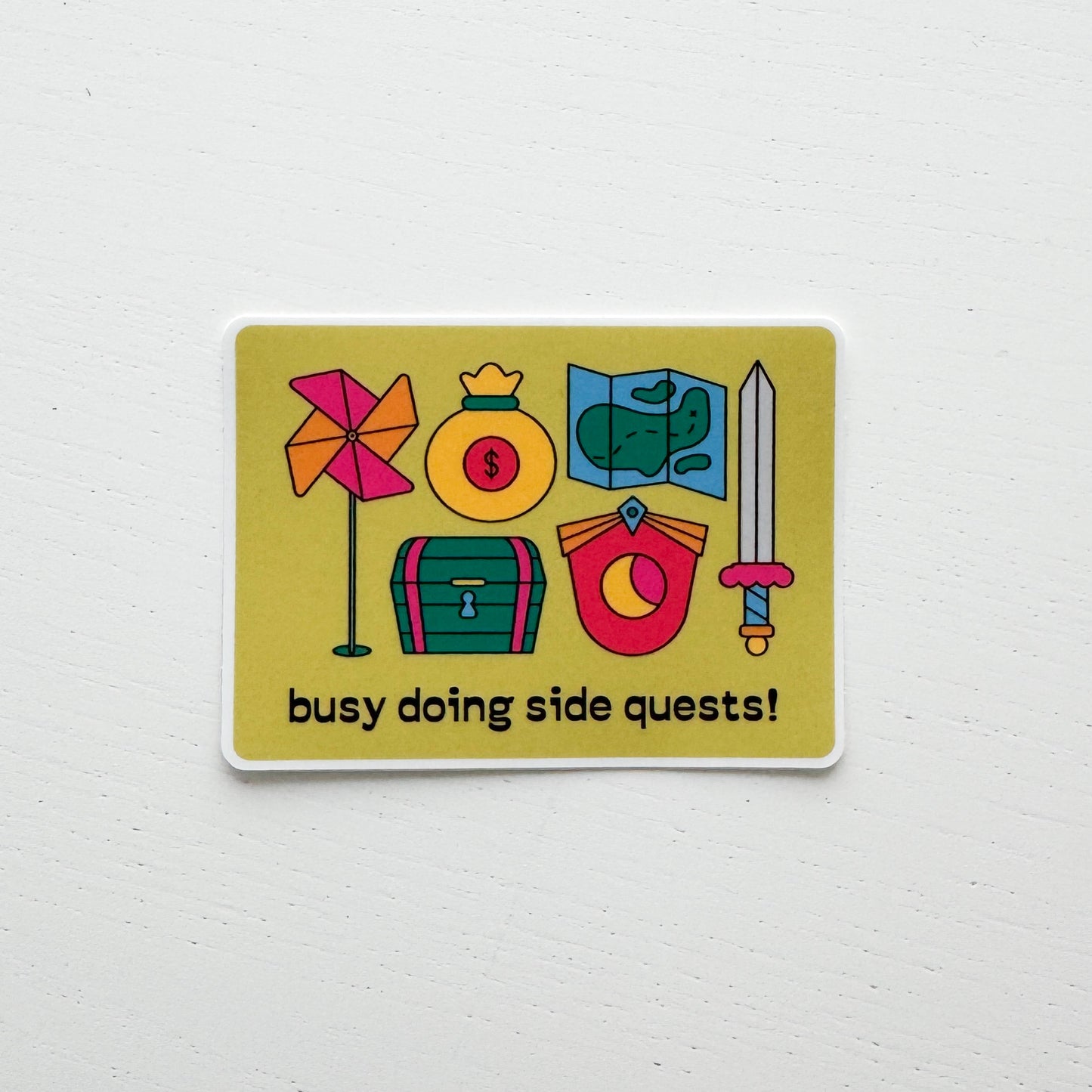 Side Quests Sticker