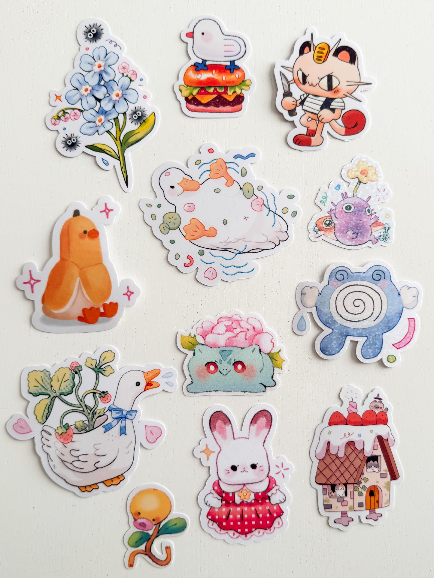 Soot Sprite Forget Me Not Sticker