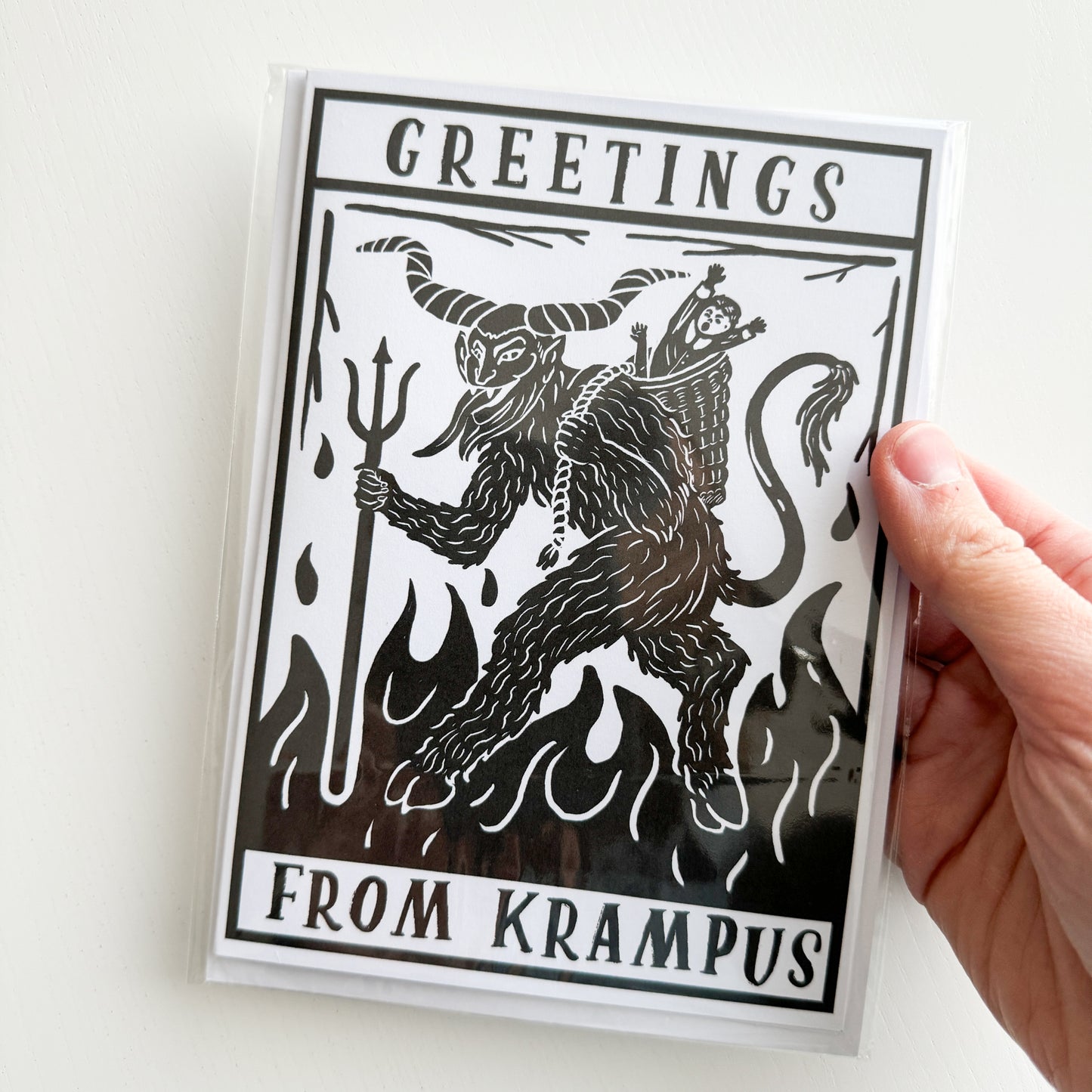 Greetings from Krampus Card