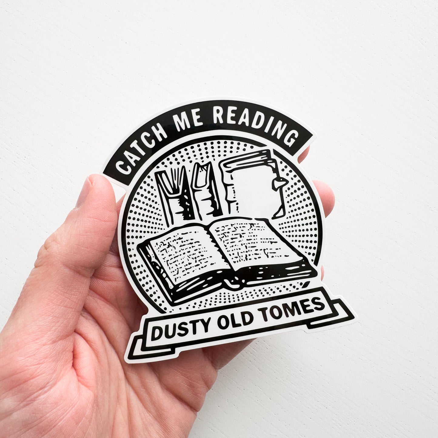 Dusty Old Tomes Sticker