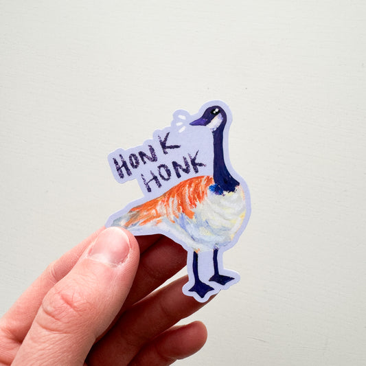 Honk Honk Goose Vinyl Sticker
