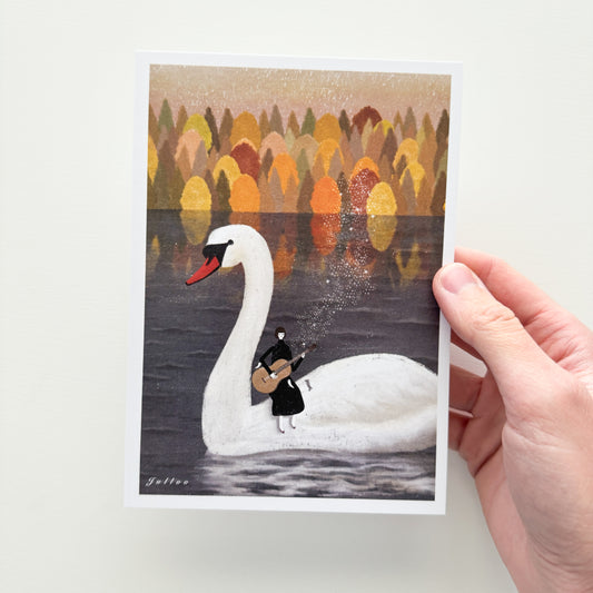 Swan Print 5" x 7"