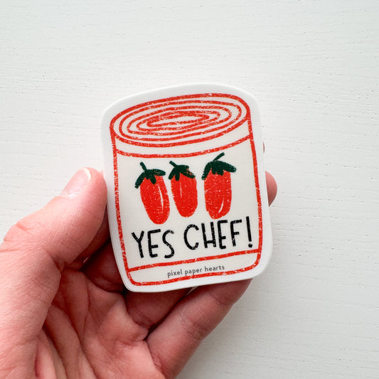 Yes Chef Sticker