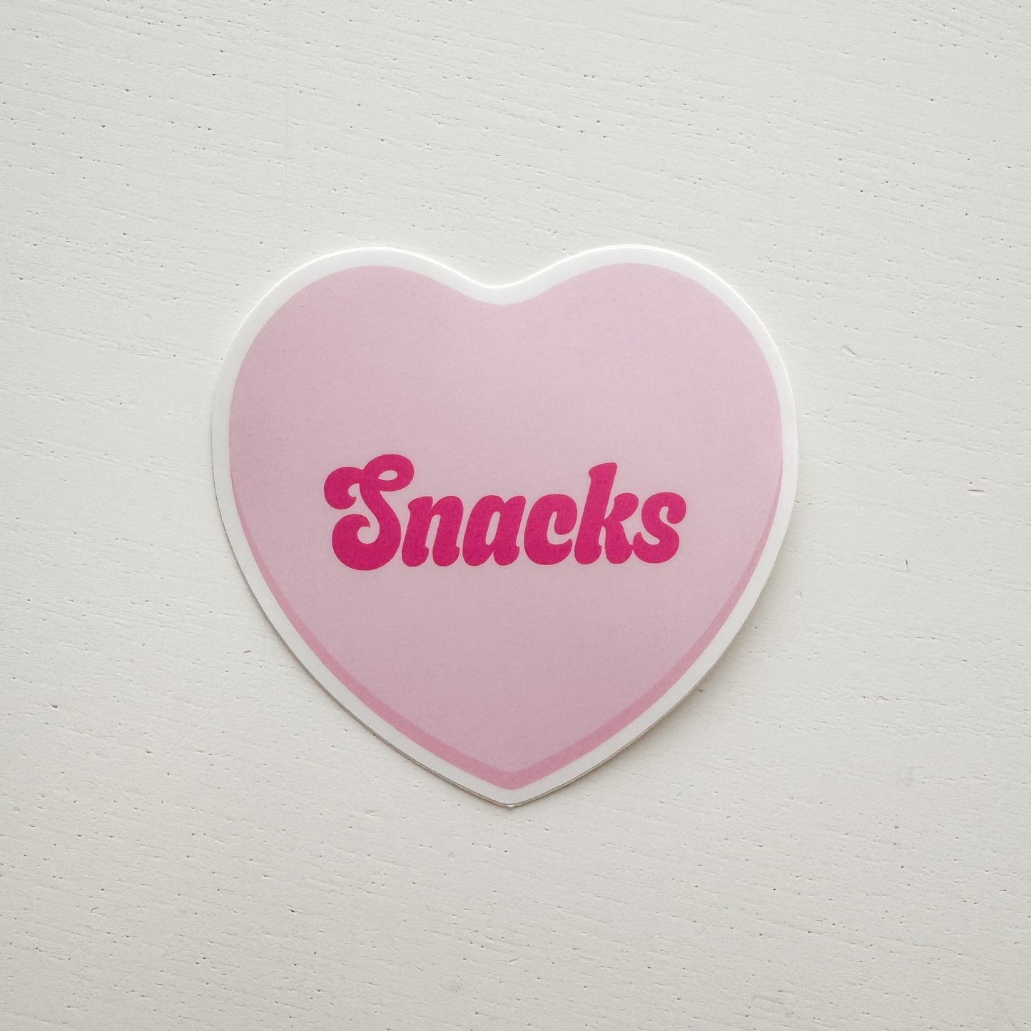 Snacks Candy Heart Sticker