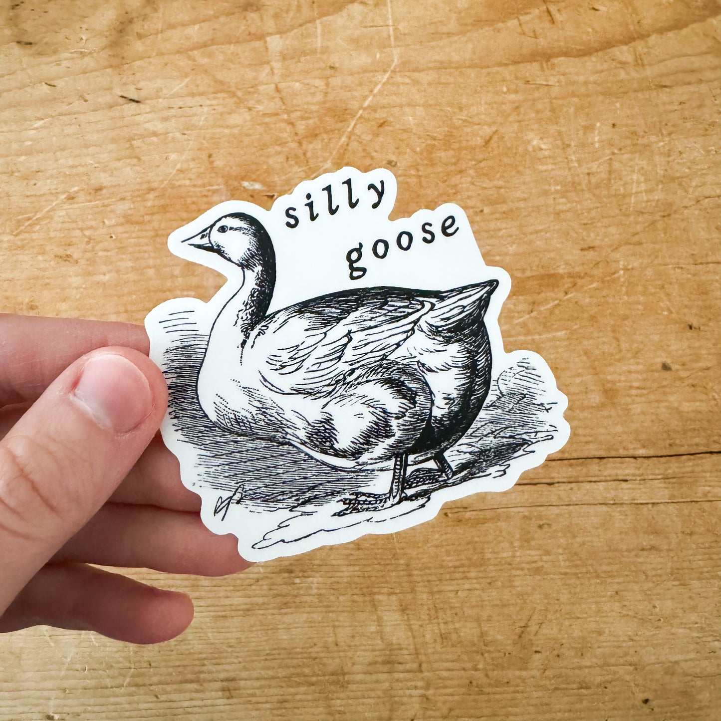 Silly Goose Vinyl Sticker
