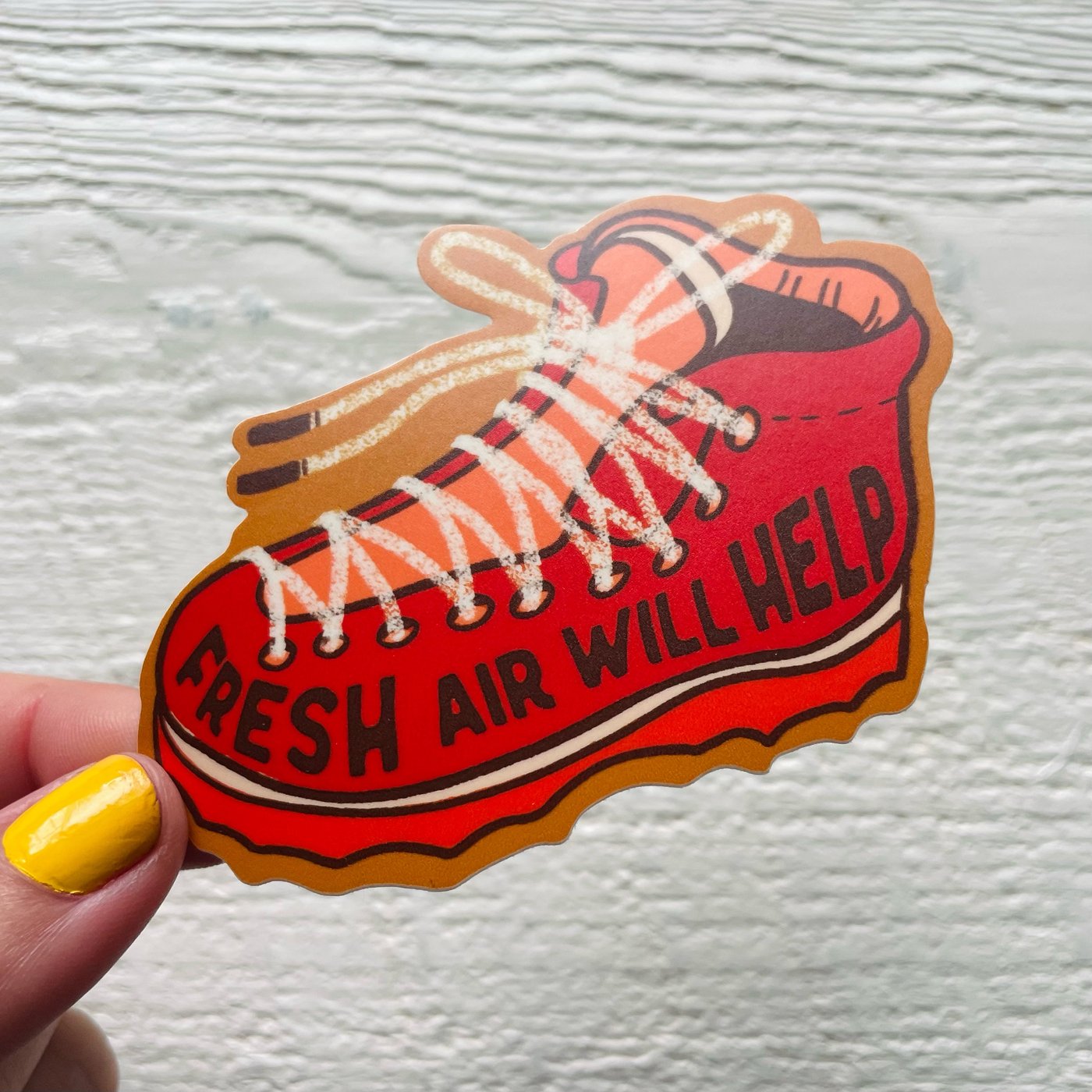 Hiking Boot Sticker