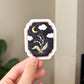 Midnight Lily of the Valley Sticker