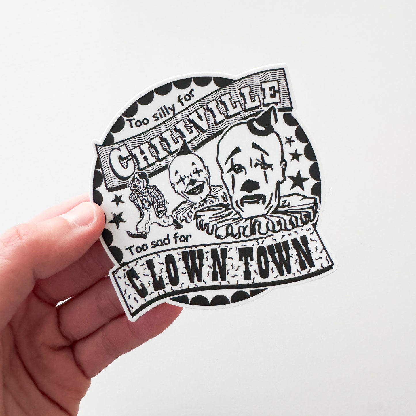 ClownTown Sticker