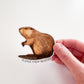 Chew Quieter Beaver Sticker