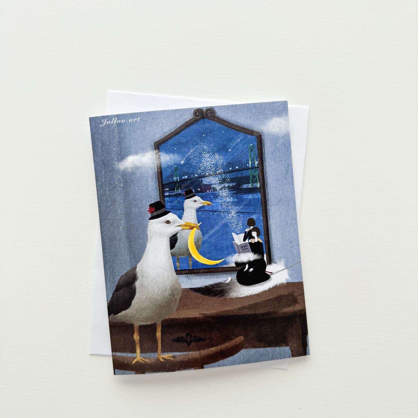 Seagull Greeting Card