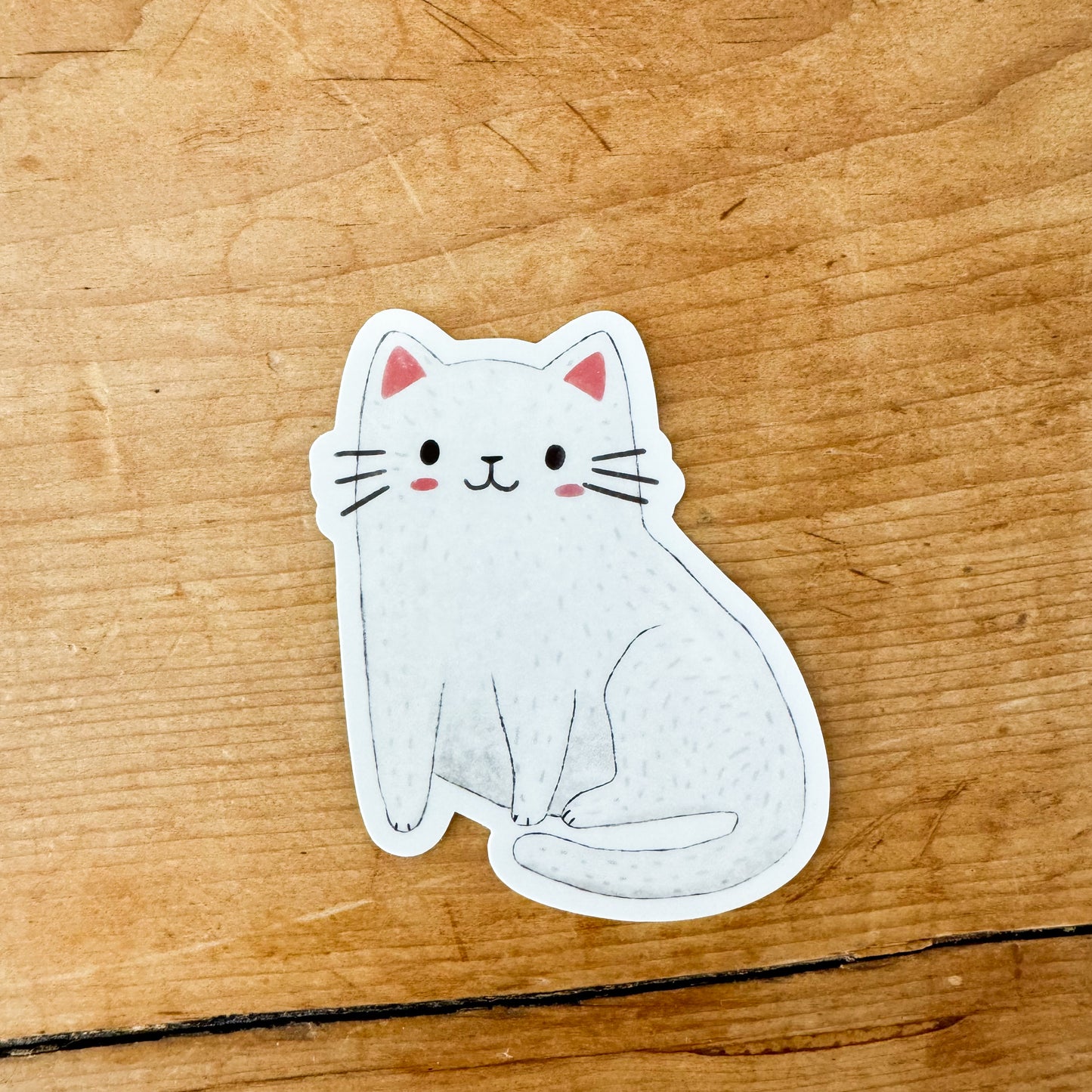 Individual Kitty Cat Vinyl Stickers