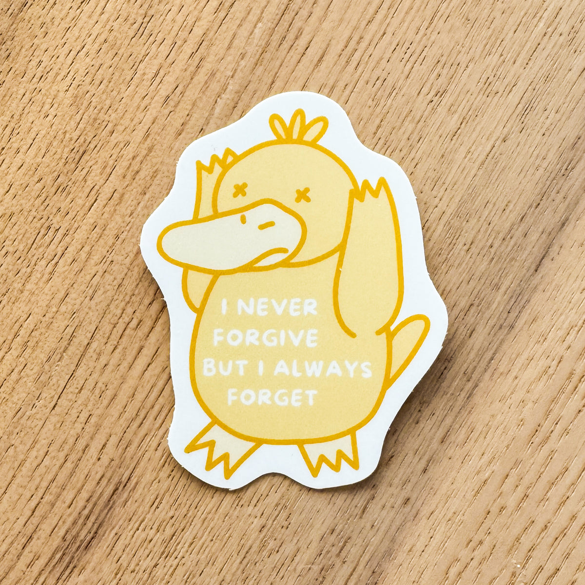 Forgetting Sticker Always Forget Sticker – Kinsfolk Shop