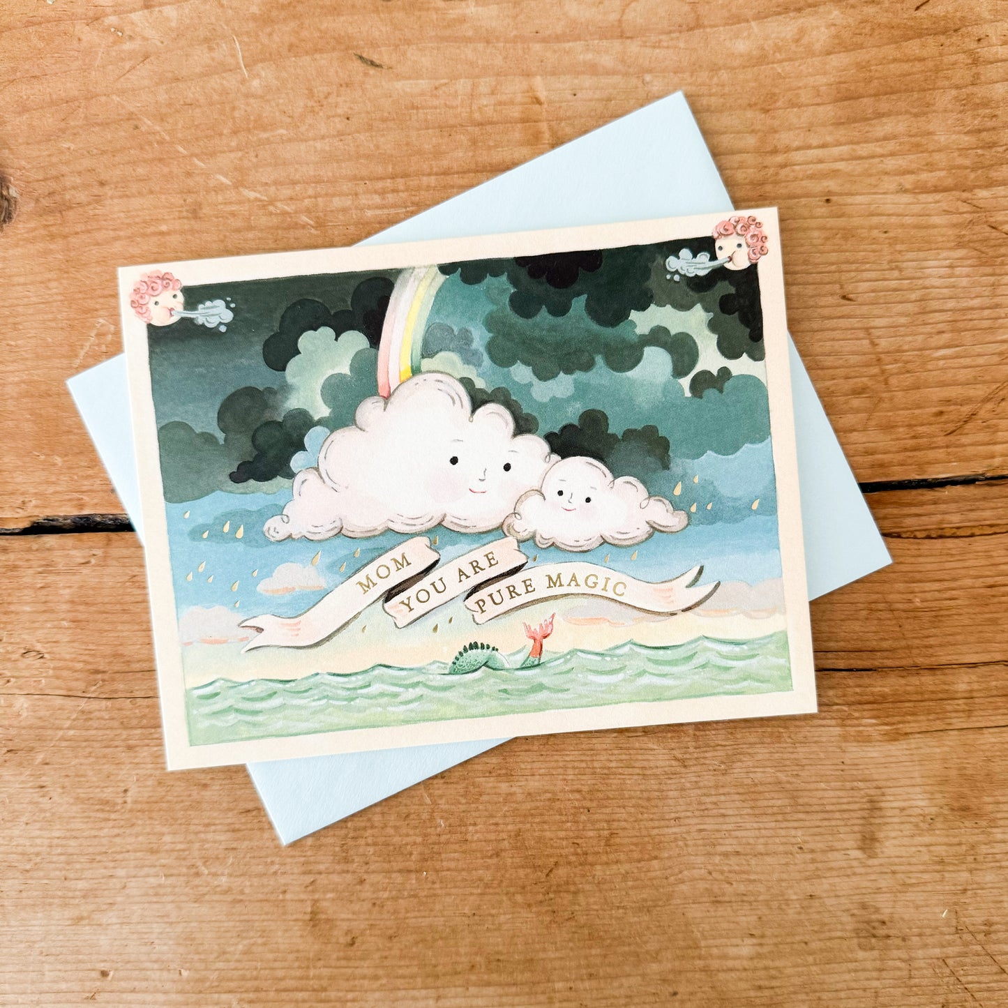 Mother's Day Clouds Greeting Card