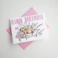Let Us Eat Cake Birthday Greeting Card