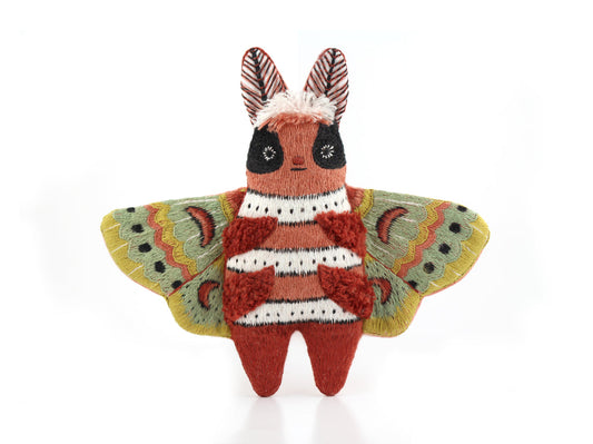 Embroidered Doll Kit - Moth Level 3