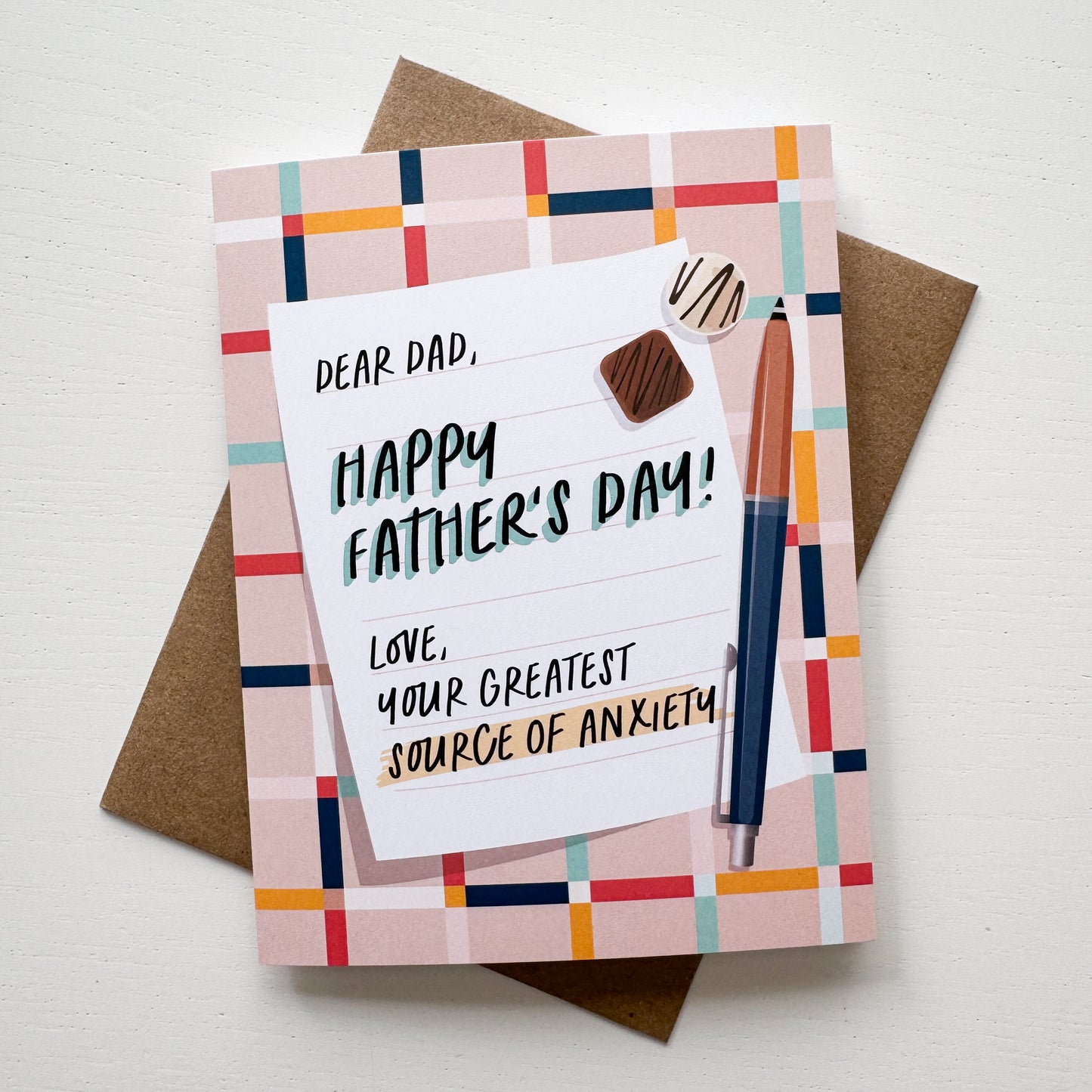 Greatest Source of Anxiety Father's Day Card