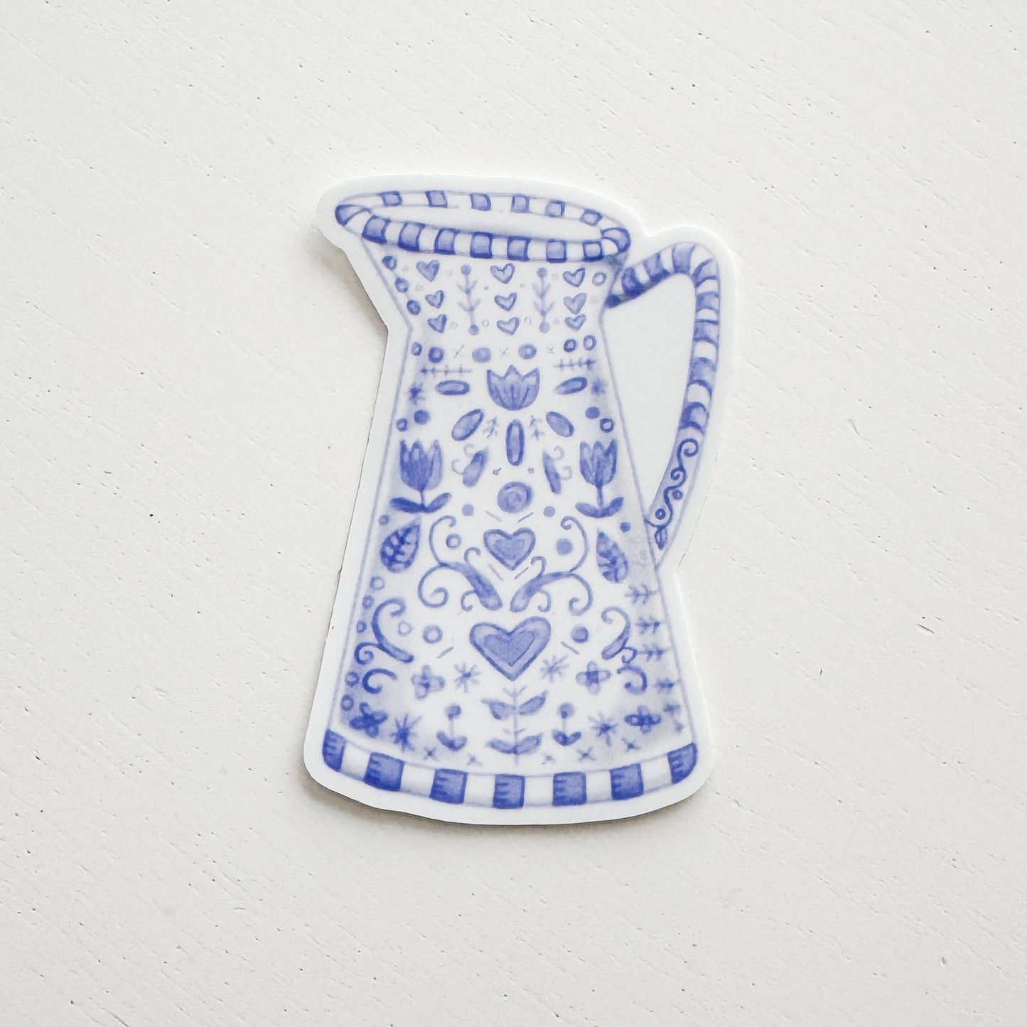 Delft Blue Pitcher Sticker