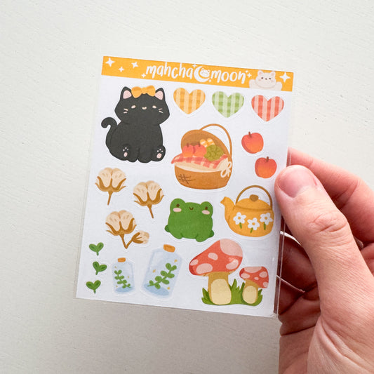 Nori’s Cottage Core Paper Mini Sticker Sheet
