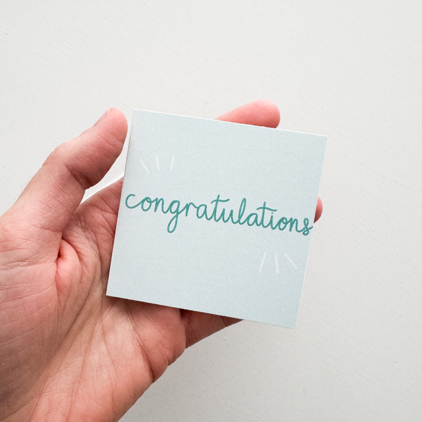 Congratulations Mini Card