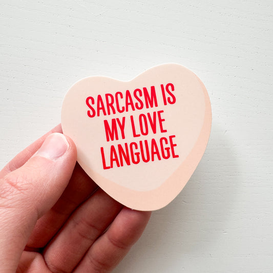 Sarcasm Love Language Sticker