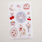 Sakura 4x6 Paper Sticker Sheet