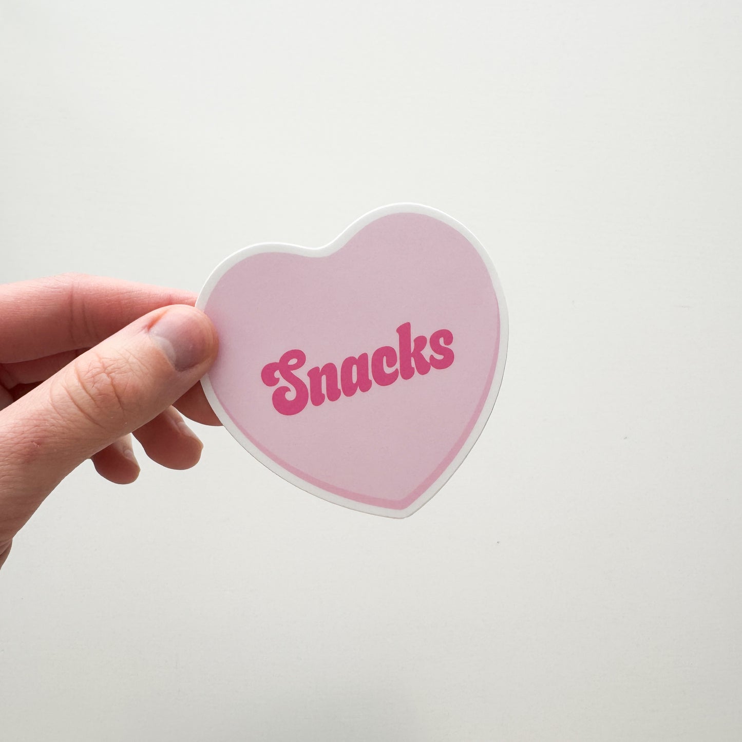 Snacks Candy Heart Sticker