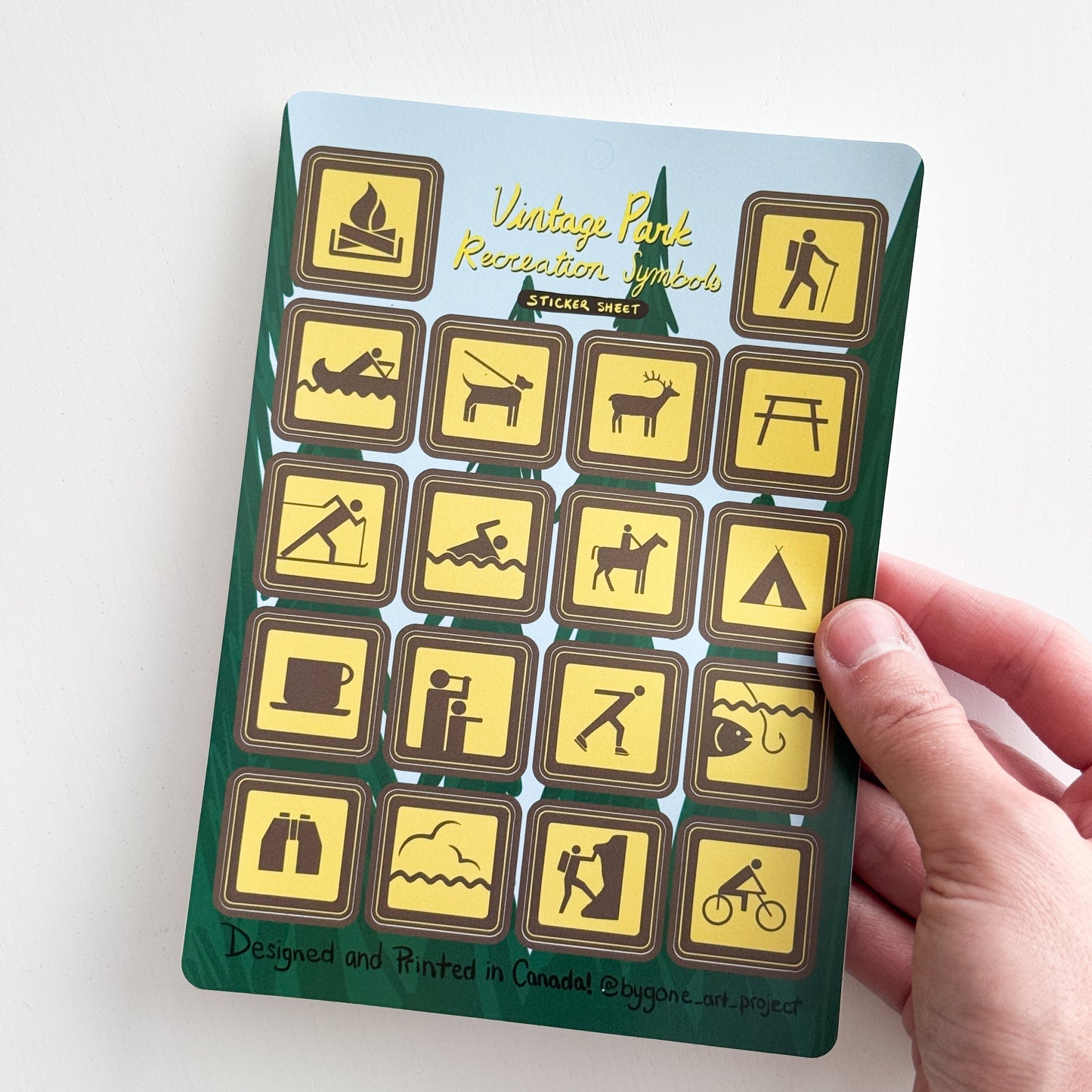Vintage Park Activities 5" x 7" Sticker Sheet