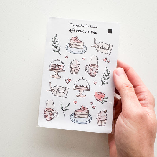Afternoon Tea Paper Sticker Sheet