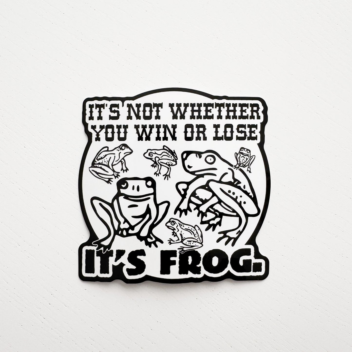 It's Frog Sticker