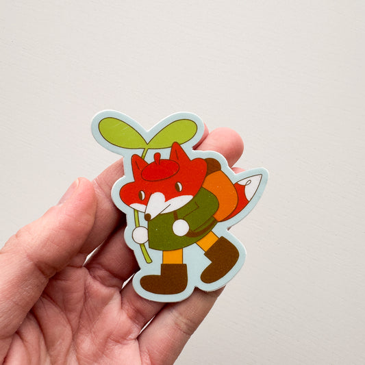 Little Explorer Fox Sticker