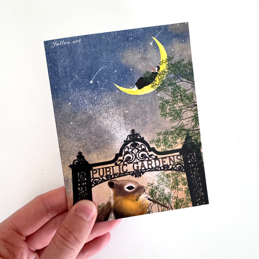 Public Gardens Chipmunk Greeting Card