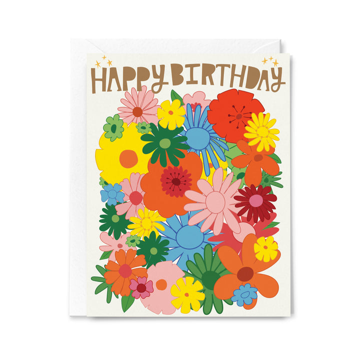 Floral Birthday Greeting Card