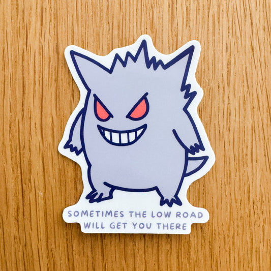 The Low Road Sticker