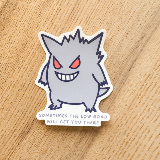 The Low Road Sticker