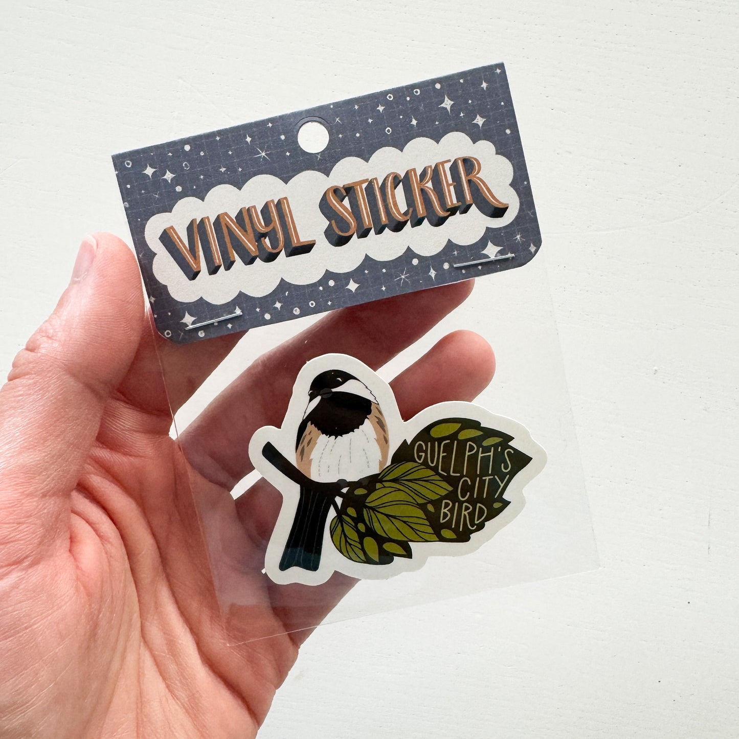 Guelph Chickadee Vinyl Sticker