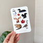 Canada Wildlife 4x6 Vinyl Sticker Sheet