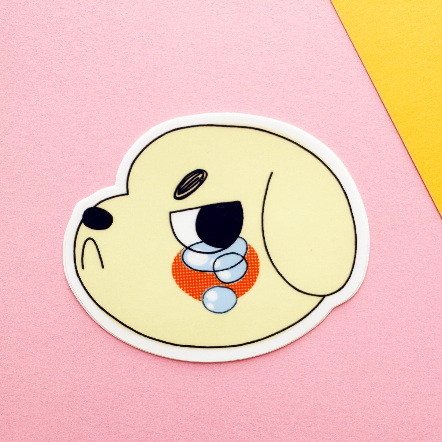 Pouty Puppy Sticker