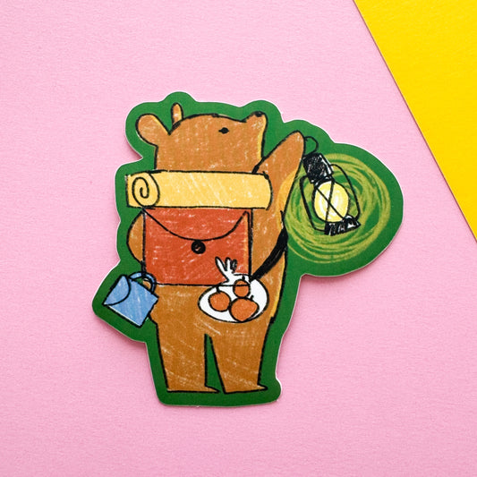 Lantern Bear Sticker