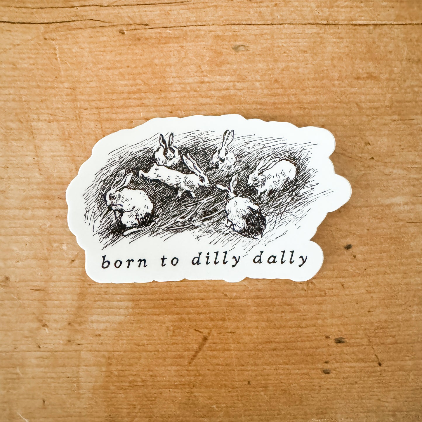 Dilly Dally Vinyl Sticker