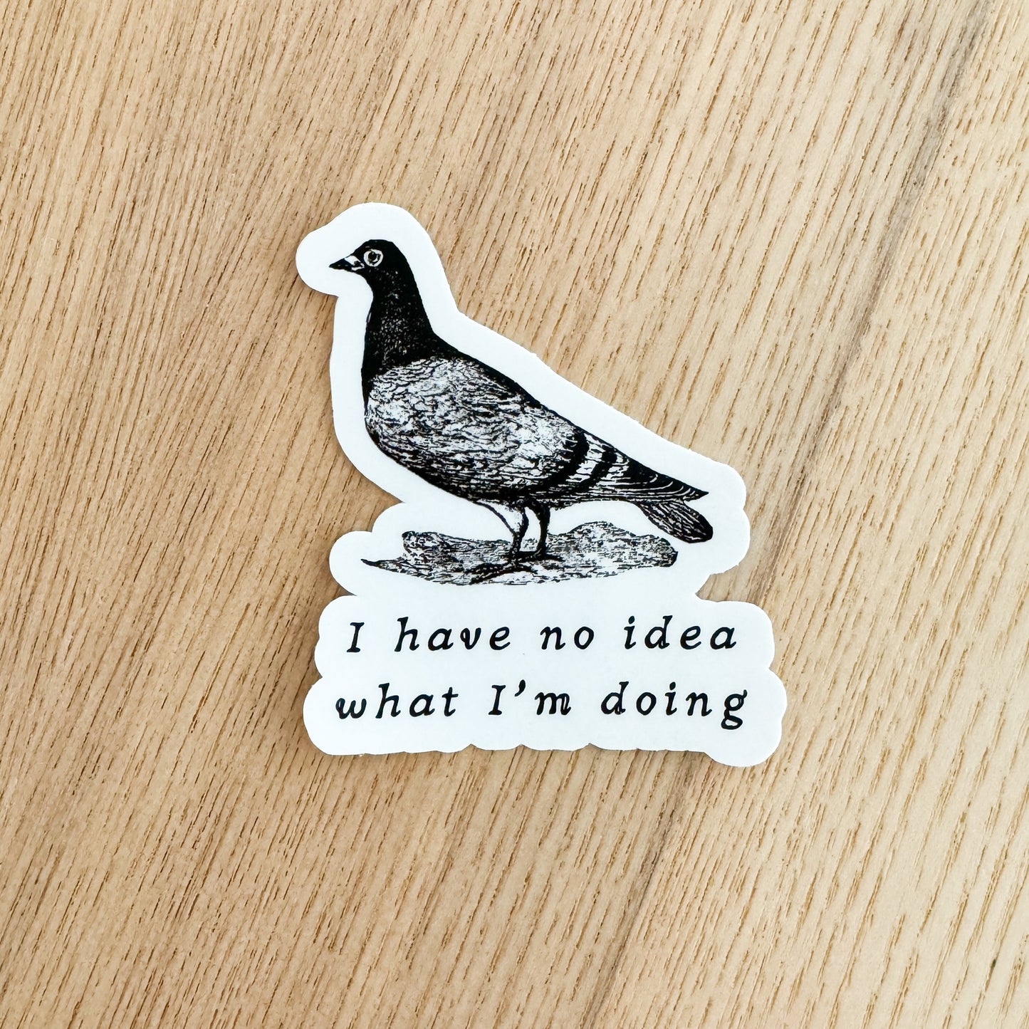 Pigeon Vinyl Sticker