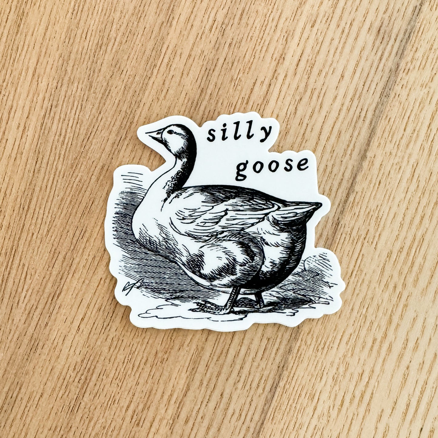 Silly Goose Vinyl Sticker